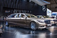 【ジュネーブモーターショー15】メルセデス-マイバッハ プルマン…全長6.5m、最上級リムジン［詳細画像］ 画像