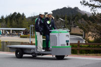 【ホンダの汎用エンジン】市場で活躍する“3輪車”を体験、小回りの良さに驚き 画像
