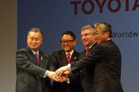 トヨタ豊田社長「社会への感謝」…IOCスポンサー契約 画像