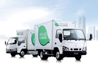 日産、小型トラックの アトラス 20 にハイブリッドを設定 画像