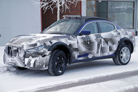 マセラティ初のSUV「レバンテ」、ウィンターテストで生撮り! 画像