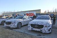 メルセデス Eクラス 次期型、より大きく重厚に…2016年登場! 画像