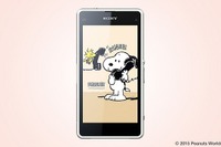 SIMフリーモデル「Xperia J1 Compact」に限定スヌーピー仕様 画像