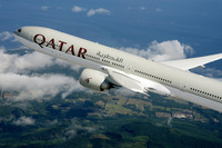 カタール航空、ドーハ=ベンガルール路線にB777導入へ 画像