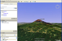「Google Earth 4」ベータ版公開…衛星写真の情報量が4倍 画像