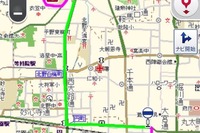 スマホ向けMapFan、対応バス路線に京都市営バス109路線を追加 画像