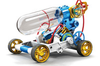 空気の力だけで走るエコな車「エアエンジンカー」工作キット 画像