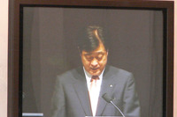 厳しい質問や意見が相次いだ三菱自動車の株主総会 画像