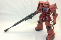 ガンダム「ジ・オリジン」シリーズ第1弾「シャア専用ザクII」を組んでみた 画像