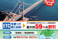 本州四国連絡高速道路、与島PAでUターン割引実施 画像