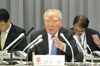 スズキ鈴木会長「5年かけて役員の若返り図る」…自らの進退は明言せず 画像