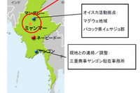 三菱商事、ミャンマー農村地帯で農業指導…人材充実目指す 画像