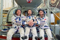 油井宇宙飛行士ら第44次/第45次長期滞在クルー、ソユーズ宇宙船搭乗最終試験に合格 画像