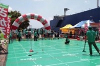 さくらんぼの種吹きとばし、最高記録は23.05m…八景島シーパラで大会 画像