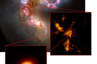 アルマ望遠鏡の観測で誕生前と見られる球状星団の天体を発見 画像