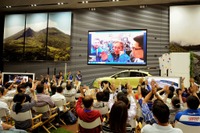 【ニュル24時間 2015】スバル、パブリックビューイングでファン100名と喜びを分かち合う 画像