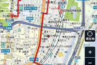 マピオン、Android向け距離計測アプリ「キョリ測」に道沿い機能を追加 画像