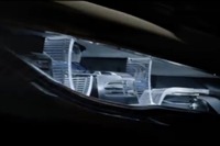 BMW 7シリーズ 新型、レーザーライトが見えた 画像