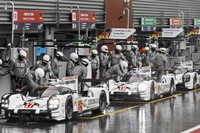 【ルマン24時間 2015】決勝スタート、予選上位のポルシェが先行 画像
