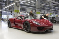 ポルシェのPHVスーパーカー、 918スパイダー が生産終了…2年の歴史に幕 画像