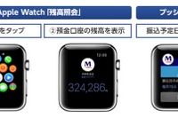 Apple Watchで口座を管理…みずほ銀行がネットバンクアプリ 画像