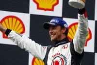 【ホンダF1】喜びのコメント---バトン「なんという一日だろう!」 画像