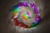 超巨大ブラックホールの精密な質量を計測…アルマ望遠鏡による観測 画像