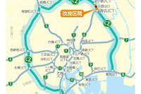 首都高中央環状線 小菅出口、2015年8月24日から2016年9月末まで通行止め 画像