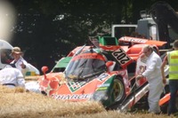 【グッドウッド15】マツダ 767B がヒルクライムで事故、大破［動画］ 画像