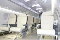 三菱航空機、パリエアショーで MRJ 実物キャビンモックアップを展示 画像