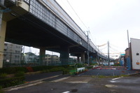 首都高7号とC2を連絡する小松川ジャンクション…連絡路＋街路の拡幅スペース現れる 画像