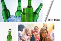夏のレジャーに最適…ボトルビールを冷たく保つ不思議なスティック 画像