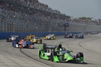 【INDYCAR 第12戦】ブルデー快勝、今季2勝目を達成…佐藤琢磨は14位 画像