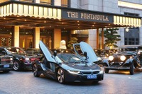 BMW のPHVスポーツ i8、中国上海の高級ホテルが導入…送迎車両 画像