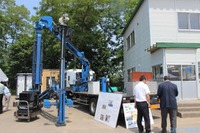 建機レンタルの会社が開発した遠隔橋梁点検車「橋竜」 画像