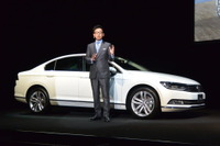 【VW パサート 新型発表】庄司社長「日本のミドルセダンマーケットに本気で挑戦」 画像