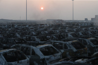 【新聞ウォッチ】中国・天津の大爆発…ルノー新車1500台黒焦げ、トヨタ、富士重工なども被害 画像