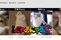 都内猫カフェの有名猫が集結…本物の鳴き声で奏でる本格ユニット 画像