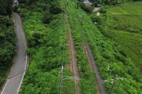 JR東日本、常磐線の帰還困難区域で除染試験を実施 画像