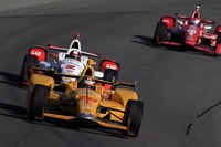 【INDYCAR 第15戦】サバイバル戦をハンターレイが制す…勝機あった琢磨は「悔しい」6位 画像