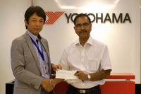 横浜ゴム、インド現地法人がネパール大震災の被災者を支援 画像