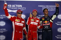 【F1 シンガポールGP予選】ベッテル、今季初ポールポジション…メルセデス勢は3列目に沈む 画像