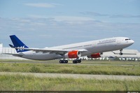 スカンジナビア航空、改良型 A330-300 初号機を就航…欧州の航空会社では初 画像