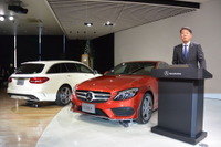 【メルセデスベンツ C220d 発表】上野社長「最量販車への導入でディーゼル比率を倍に」 画像