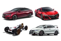 【東京モーターショー15】ホンダ、新型FCVを世界初公開…NSX、オデッセイHV も出展 画像