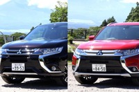 【三菱 アウトランダー 改良新型】PHEVとガソリン車、デザインの違いと理由 画像