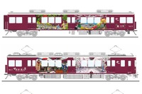 阪急電鉄、神戸線と宝塚線でラッピング列車運行…わたせイラストと手塚キャラ 画像
