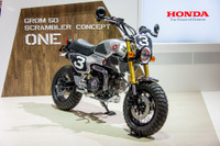 【東京モーターショー15】ホンダ グロム50 スクランブラー コンセプト ワン/ツー［詳細画像］ 画像