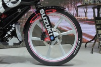 【東京モーターショー15】ダンロップ、スズキの原付クロスバイクにコンセプトタイヤが採用 画像