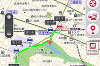 スマホ向けMapFan、対応バス路線に東武バスなど4社195路線を追加 画像